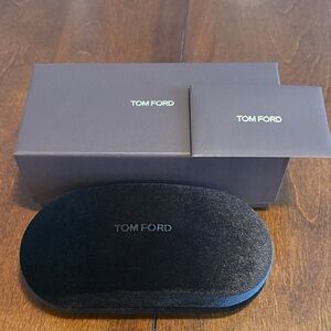 Tom Ford Black Sunglasses Case with Box and Card